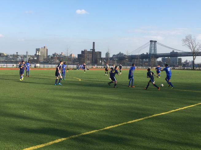 Schrat_Teach's tweet photo. #HUMII soccer stays undefeated with a 3-1 win this afternoon in the #CSAA. #CSAANYC #NYCSOCCER http://t.co/ZZeNxTSqQu