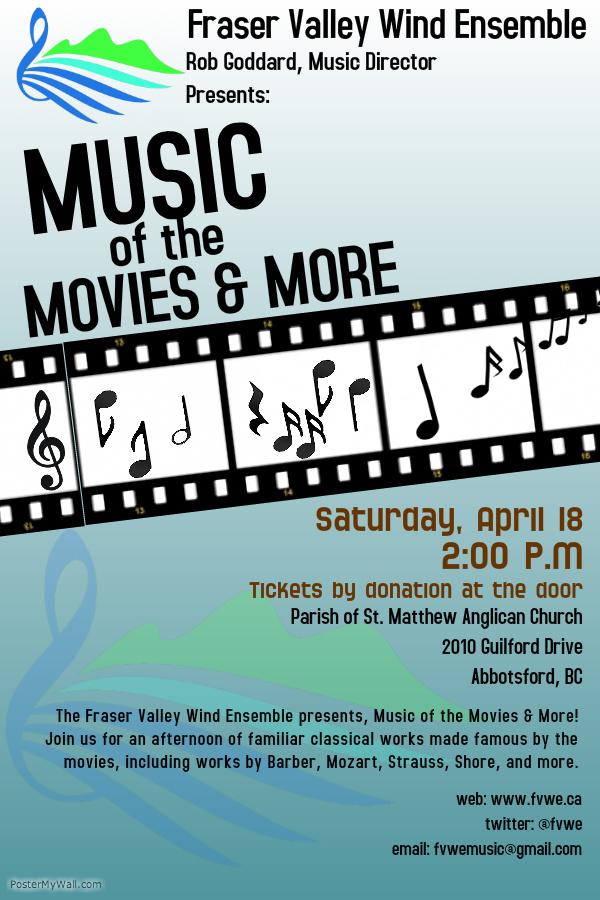 It's here!  Our concert is tomorrow!  Really hope to see you there!