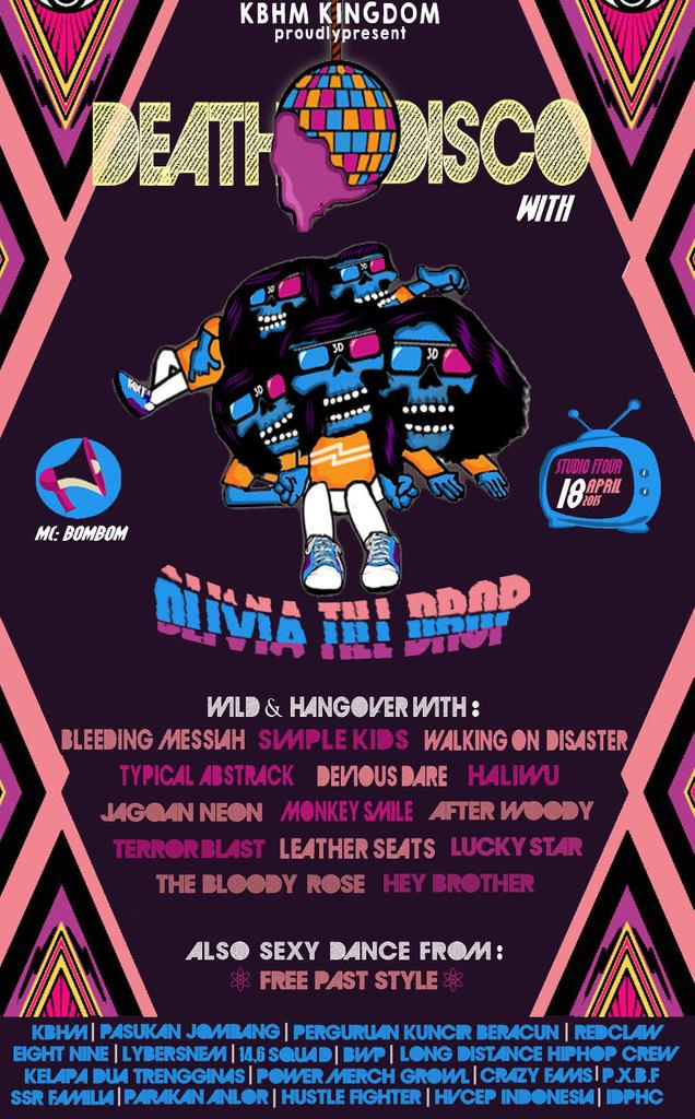TONIGHT!! FREE PAST DANCER live perfomance at Studio Ffour Pamulang death disco <a href="/OTD_PHC/">OLIVIA TILL DROP ▲</a> keep support &amp; be there 🍻