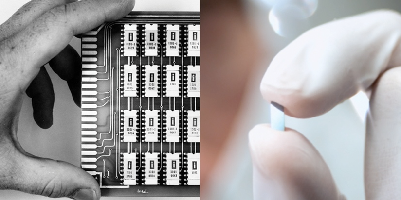 intelbrasil's tweet photo. 50 anos de #LeideMoore transformaram nossa vida. Compare processadores da época com os de hj http://t.co/pV0Y8xWct6 http://t.co/8q1lXiRxVL