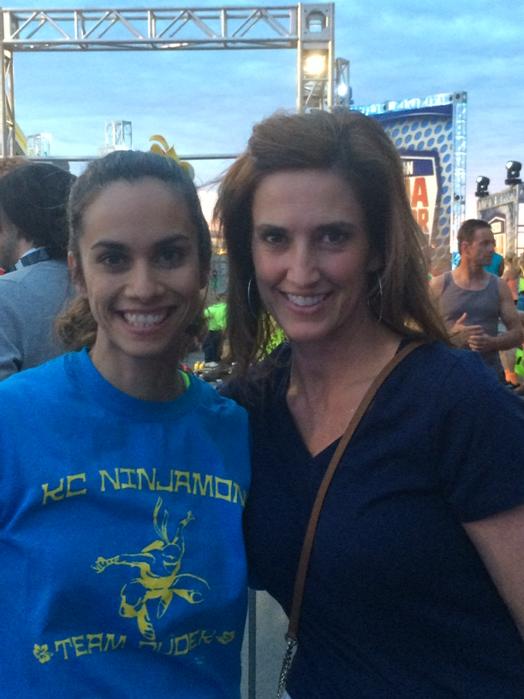Kambrose8's tweet photo. Here with Annie for ninja warrior so exciting😊 http://t.co/wqyp0Ci8JS