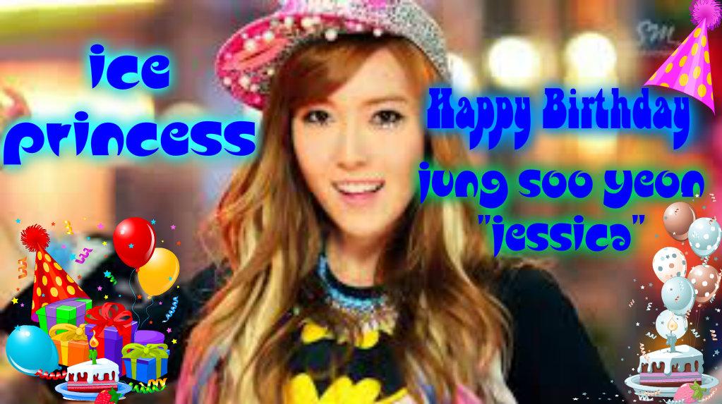  Happy Birthday to unnie Jessica Jung. 