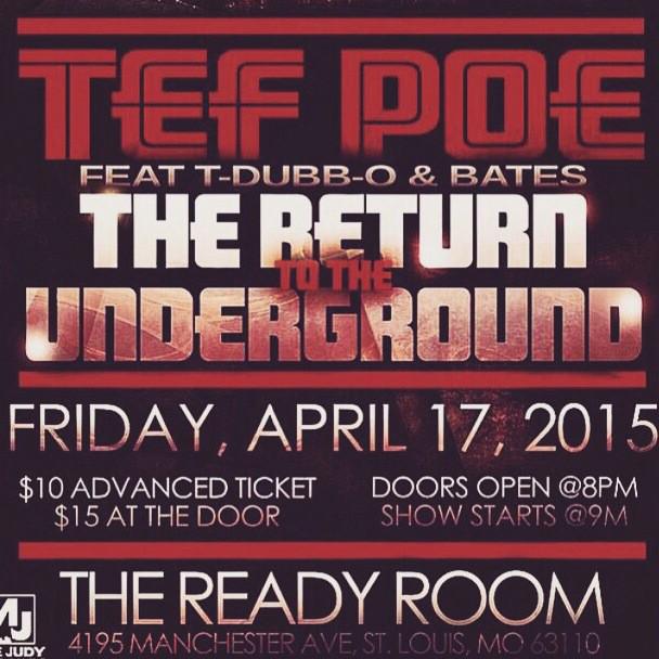 UjuziFresh's tweet photo. #StLouis Chk us out tonight at the Ready Room with the homies @TefPoe and @TDUBBOHMYGOD http://t.co/JGEDJ7owfY