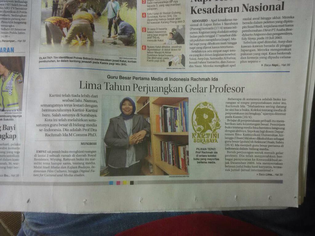 Suatu kebanggaan dari Komunikasi Unair untuk Indonesia :)