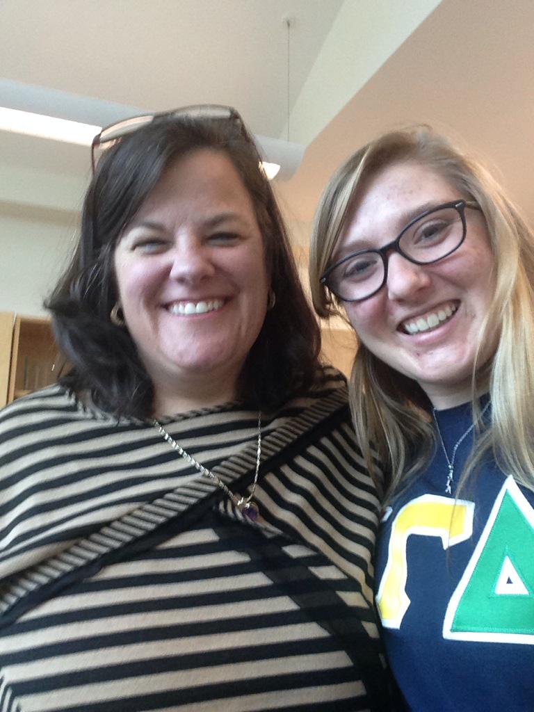 SarahScrannie's tweet photo. #SIUGreekWeek2015  @SIU_IGC  So do we get extra bonus points for a pic with this famous Greek leader? #team4 http://t.co/CLIUpQhDxB