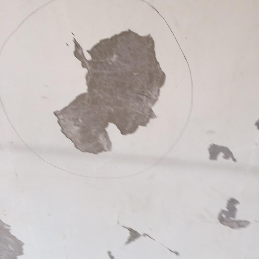 smjoiners's tweet image. on a job stripping wall paper . Left some unusual images