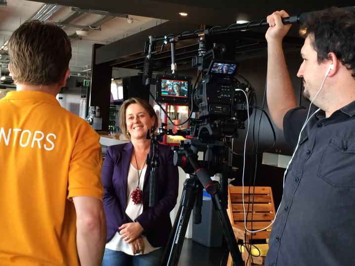 web_word's tweet photo. @CPAllianceAU Cathy explains the impact this app will have on CP research #Hackdivate 
@Telstra_EntGovt http://t.co/aoSIv7Ti6v