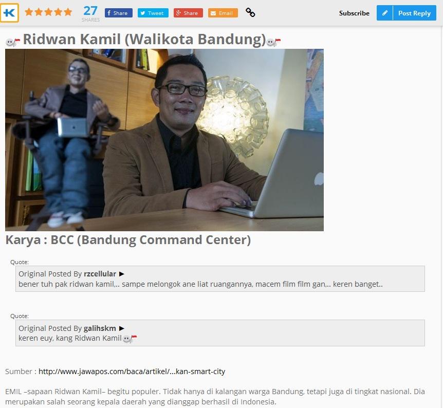 ada kang <a href="/ridwankamil/">Ridwan Kamil</a> di <a href="/Kaskus/">KASKUS</a> #HotThread -> kaskus.co.id/thread/5530dac…