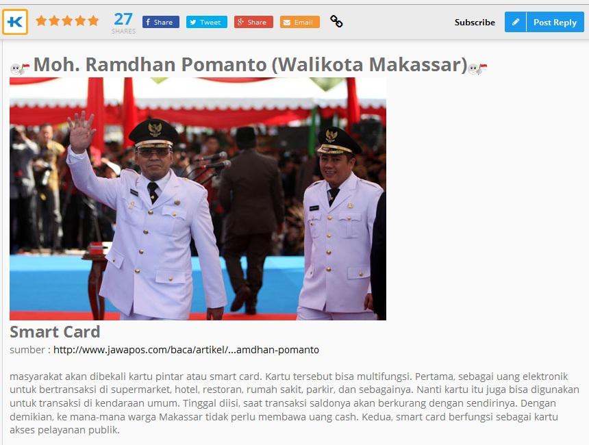 ada bapak <a href="/DP_dannypomanto/">Danny Pomanto</a> juga di <a href="/kaskus/">KASKUS</a> #HotThread -> kaskus.co.id/thread/5530dac…