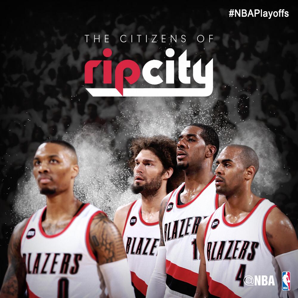 NBA's tweet photo. #BLAZERSvGRIZZLIES tips off 8pm/et SUNDAY on TNT! 
@NBAcom Preview: http://t.co/HrUbIoTf1a http://t.co/stzrLrcmkd