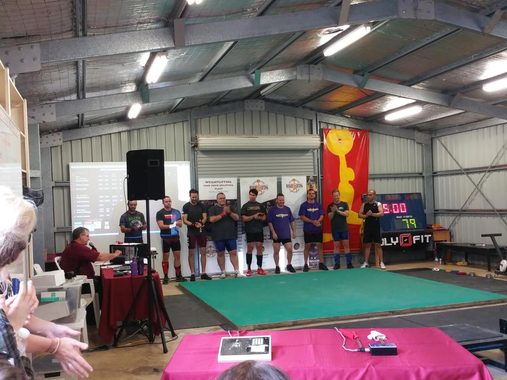 QWAInc's tweet photo. Session 4 of the QLD Masters Championships about to get underway in Nambour #QLDWeightlifting #SunshineCoast http://t.co/oWwwy5dfax