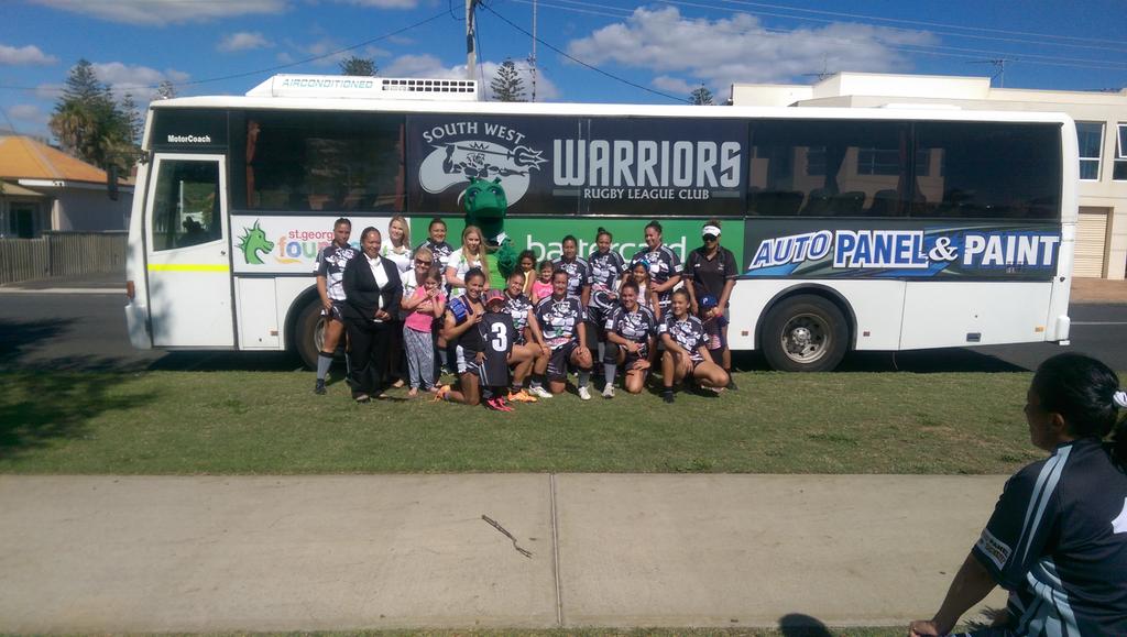 nataliestock26's tweet photo. South west warriors in Bunbury supporting St George Foundation http://t.co/dTTv4gTeQi