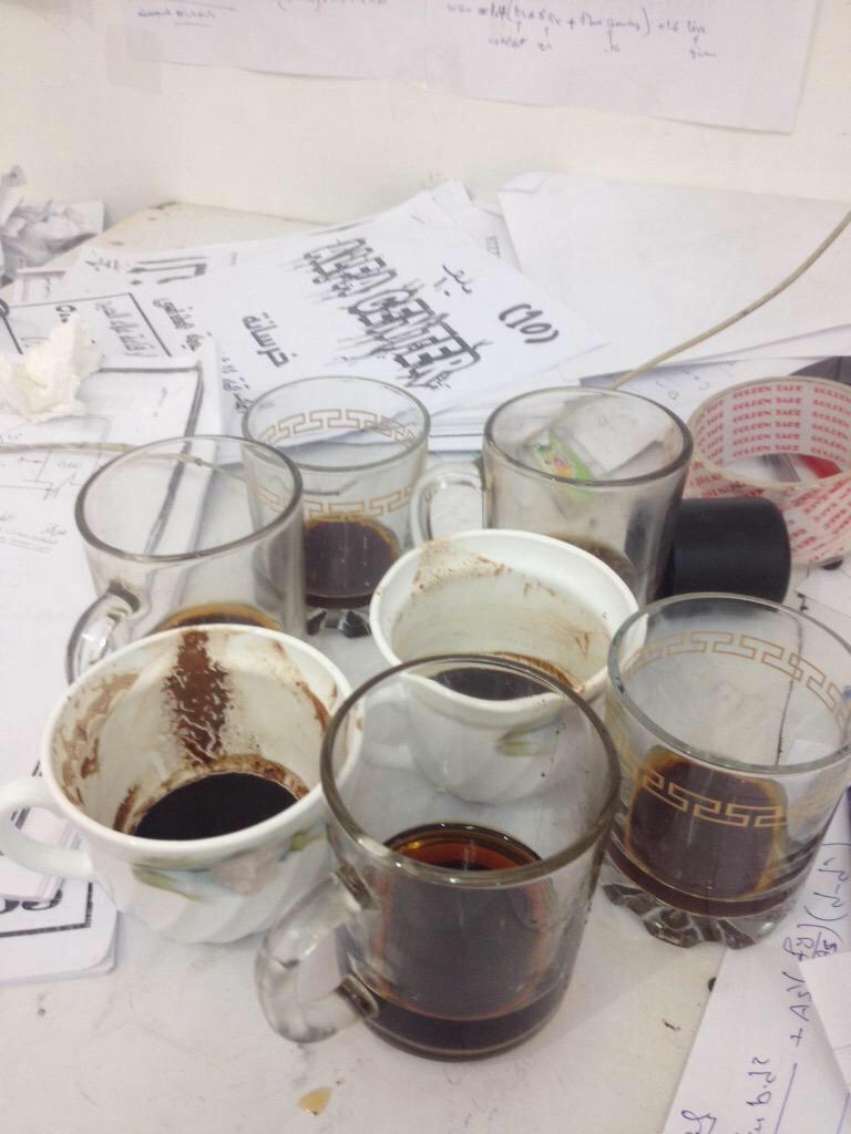 ahmedsalama70's tweet image. حاسس اني بقيت لامؤاخذة بشخ كفايين ... حصيلة ليلة واحدة مذاكرة خمسة شاي و اتنين قهوة 
#concrete_design -_-