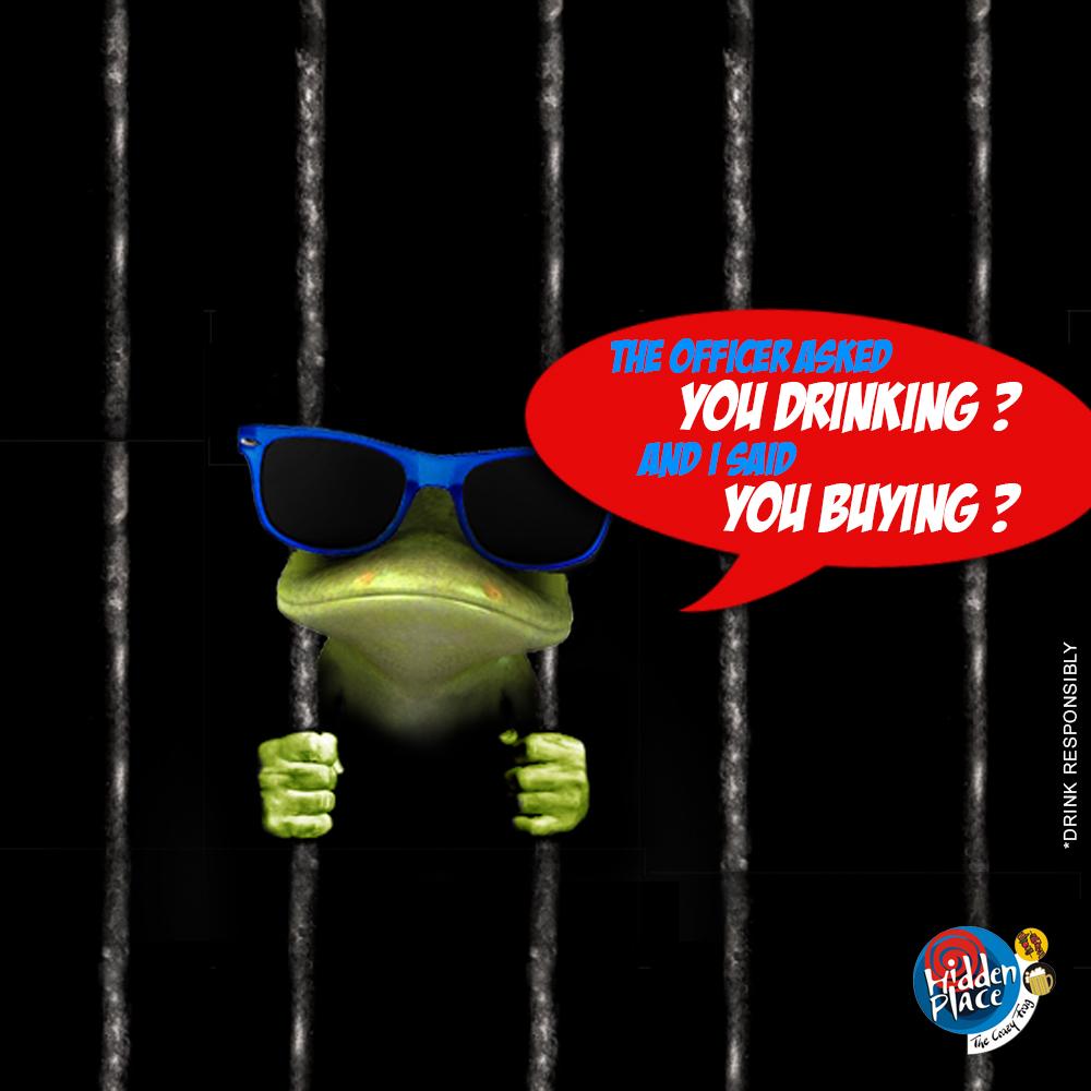 #Enjoy a 'Beer Tower' or a 'Bucket of 6 Pints' at #HappyHour prices till 8pm! #FroggySays drink responsibly &amp; RT NOW!