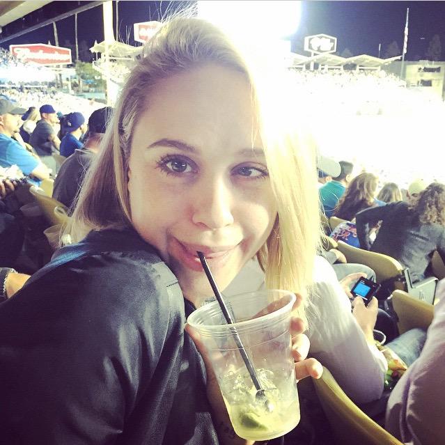 BoBecNews's tweet photo. [PIC] Becca Tobin being a dork with a drink in her hands https://t.co/QGT249qrQm http://t.co/FkT2y1uqfF