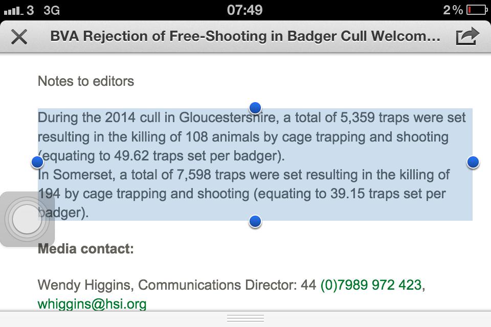 spartacus303's tweet photo. .@emeliobedelio @FarmersWeekly @BritishVets And here are *industry led* cage trapping results #cullfail http://t.co/a2EJkAmvuk
