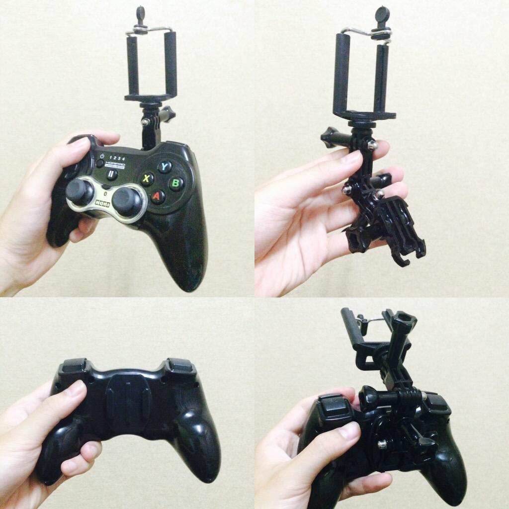 tanweiken's tweet photo. @AfterPad My Horipad is now complete. Solid, adjustable, detachable and cheap. http://t.co/w57uDE2GPA