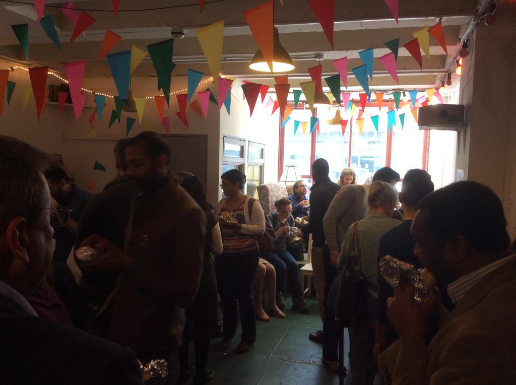 SaferSurgery's tweet photo. Thanks @ChipotleUK, lunch time burritos were a hit! #LifeboxDay http://t.co/ldlFxGUbZk