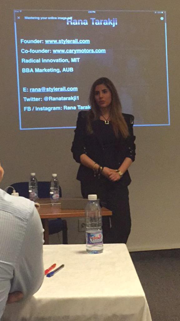 AUB_OC's tweet photo. @RanaTarakji1 answering questions about how to use  #Instagram #successfully #SM101 http://t.co/LY2nzecif2