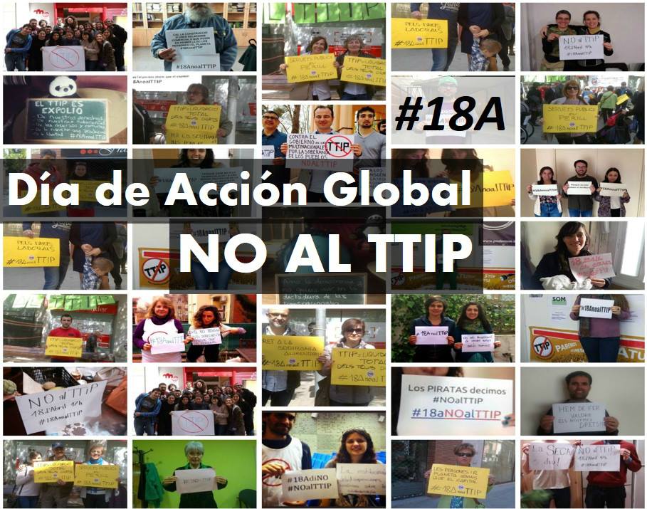 NOalTTIP's tweet image. Hoy es el día de acción y mañana seguiremos construyendo un mundo para las personas y el planeta #18A #OccupyTTIP