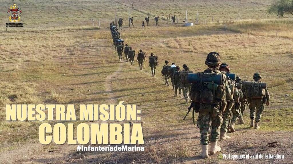 ArmadaColombia's tweet photo. Feliz sábado: Nuestra Misión es #Colombia y por ella trabajamos las 24 horas. http://t.co/WhtfxdJA9X
