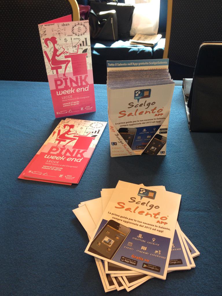 ScelgoSalentoUp's tweet photo. Secondo appuntamento con #pinkweekend a #Lecce Vi aspettiamo @HotelTiziano http://t.co/vOQNrMsier