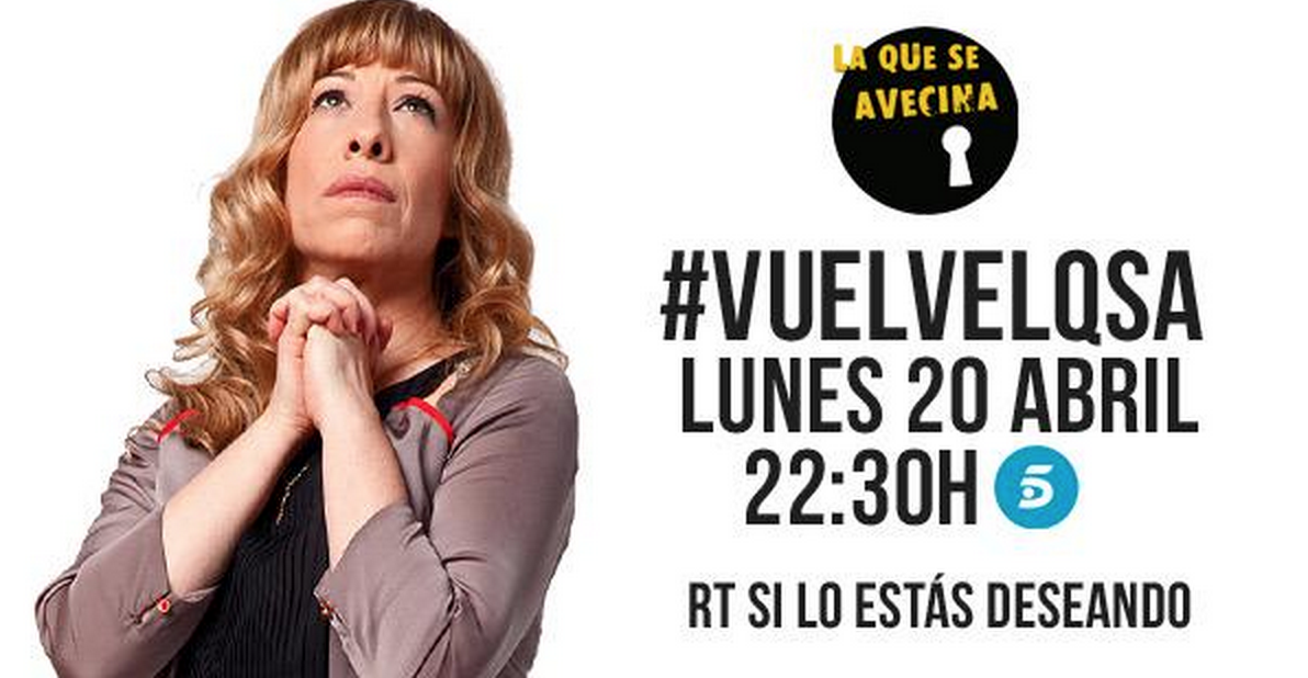 ¡Exclusiva! ¡¡#LQSA VOLVERÁ EL 20 DE ABRIL!! RT!