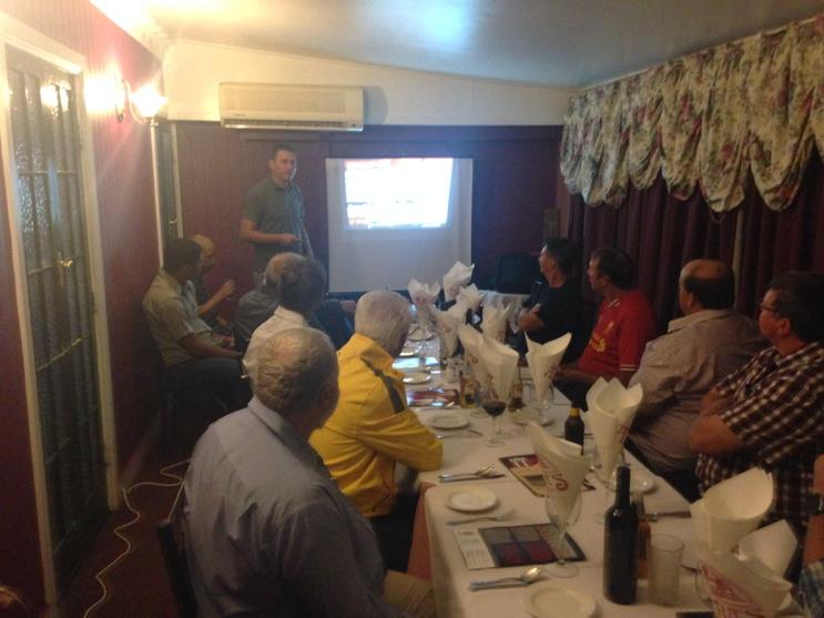 TGSFball's tweet photo. Saturday night coaches seminar - building the link between TGS, Botafogo and Stanthorpe. http://t.co/Whg5AGAL7p
