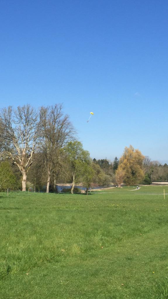 DCS_Cansat's tweet photo. @shanephelan just had the launch from the quadcopter! Rocket launch at 12:30!! http://t.co/tKld05IwQq