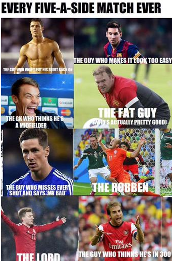 CharlieJnr8's tweet photo. "@FootballFunnys: Every five-a-side has these guys. http://t.co/oPkJ8uCTk0" @CodyKinsella