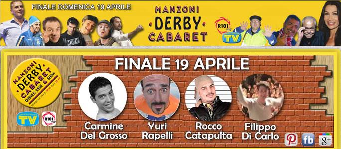 Domani sera a #Milano un #derby imperdibile. La finale del #ManzoniDerbyCabaret al <a href="/TeatroManzoni/">Teatro Manzoni</a> !