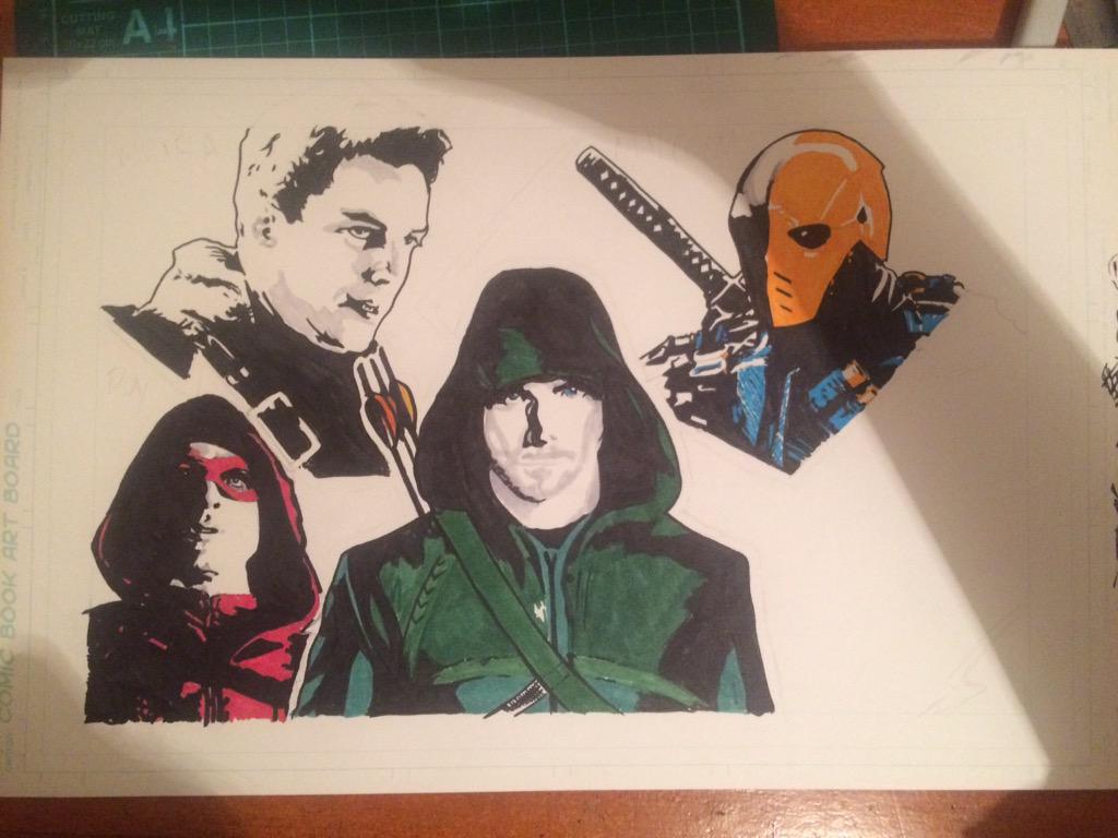 Added <a href="/ColtonLHaynes/">Colton Haynes</a> to my #Arrow sketch