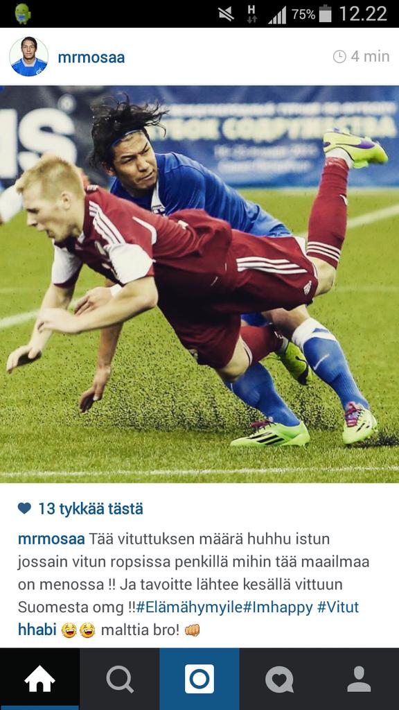 Muistisääntö kaikille: ottakaa happea ennen kuin postaatte. #rops #veikkausliiga (kuva via <a href="/Adu_haz/">Aatu</a>)