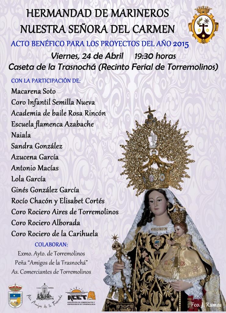 CarmenCarihuela's tweet photo. Acto benéfico en la Caseta La Trasnochá. 
Anímate y pasa con nosotros una tarde/noche en buen ambiente. Te esperamos http://t.co/C4POiN9yty