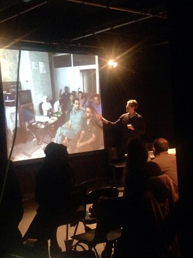 SaferSurgery's tweet photo. David Nott runs austere environment surgery training in Aleppo; vital education meets horrific reality #LifeboxDay http://t.co/c9gZFjZ6nX