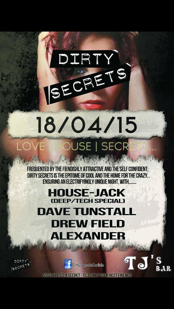 bubbleswhaven's tweet photo. Like ya house music get yaselfs to @TJsBARS tonight dirty secrets 9pm-2am #caterforeverybody😜 http://t.co/DKmVthrf3w