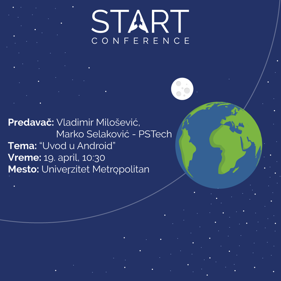 PSTechSerbia's tweet photo. Sutra možete pratiti #StartImagine Conference i #PSTechSerbia predavanje "Uvod u Android" - http://t.co/wYgdyjT8Sc http://t.co/URhXYOqTyz