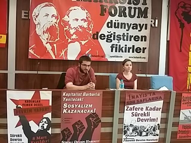 #marksistforum un ilk oturumu 100. Yılında Ermeni Soykırımı  Marksist Bakış yazarı Derya Koca'nın sunumuyla başladı!
