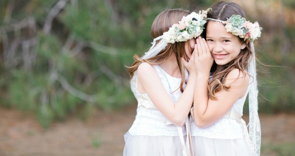 stylemepretty's tweet photo. In LOVE with this elegant lovely and sweet flower girl hair: 
http://t.co/aJ4gyqdGWM @SpostoPhoto http://t.co/PbFp6VHadf