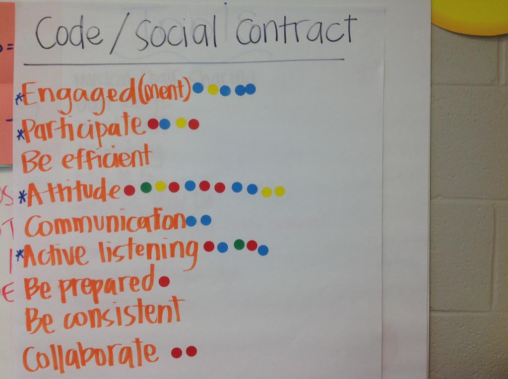 teacherawyman's tweet photo. Teachers creating CodeofCooperation &amp; setting goals,what have you done today?@CCSDPL @RBStall_Wilson @PepperhillCCSD http://t.co/GCekIrPqmK
