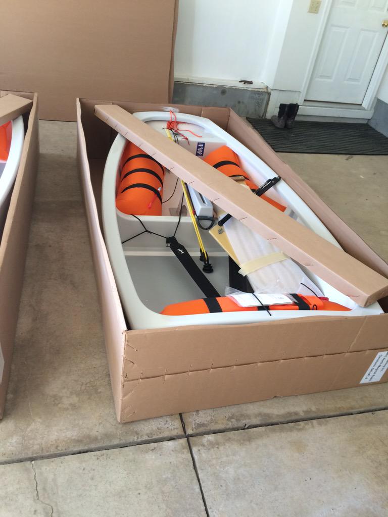 New boat smell is the best smell