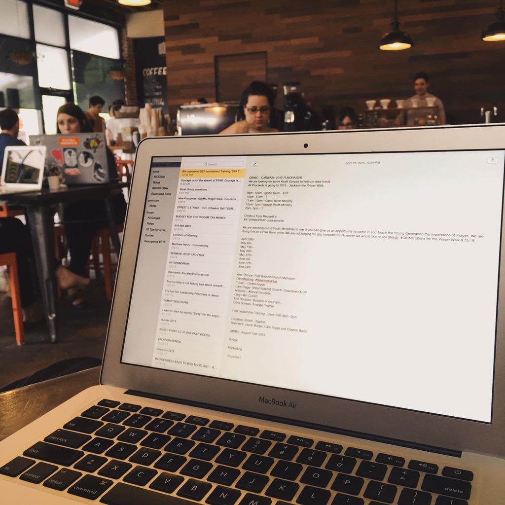 AlanJimmyDiaz's tweet photo. Chilling at #BoldbeanCoffee planning. #BasketballTournament #Fundraising #StopandPray #PrayerWalk #relax http://t.co/sb8DBb9aRe