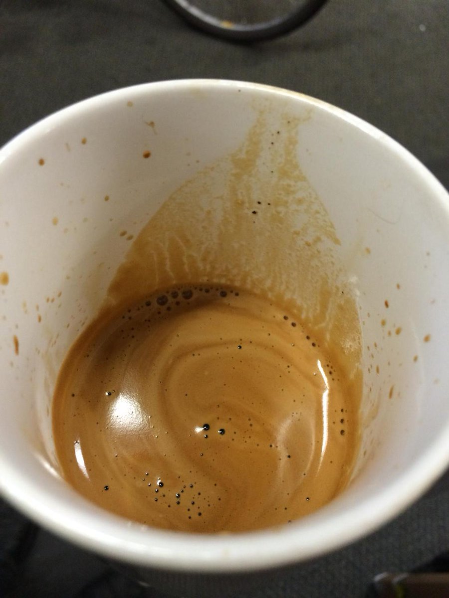 EVT has got their Crema on this morning