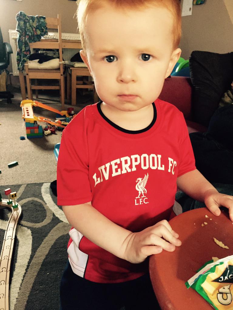 BlueTiger81's tweet photo. @agentdixon @LFC @Realalankennedy our little dude is ready http://t.co/iUg4yGX6BM