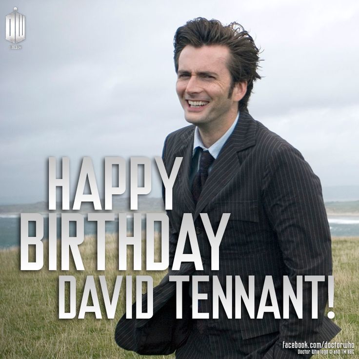 Happy birthday, David Tennant!!! 