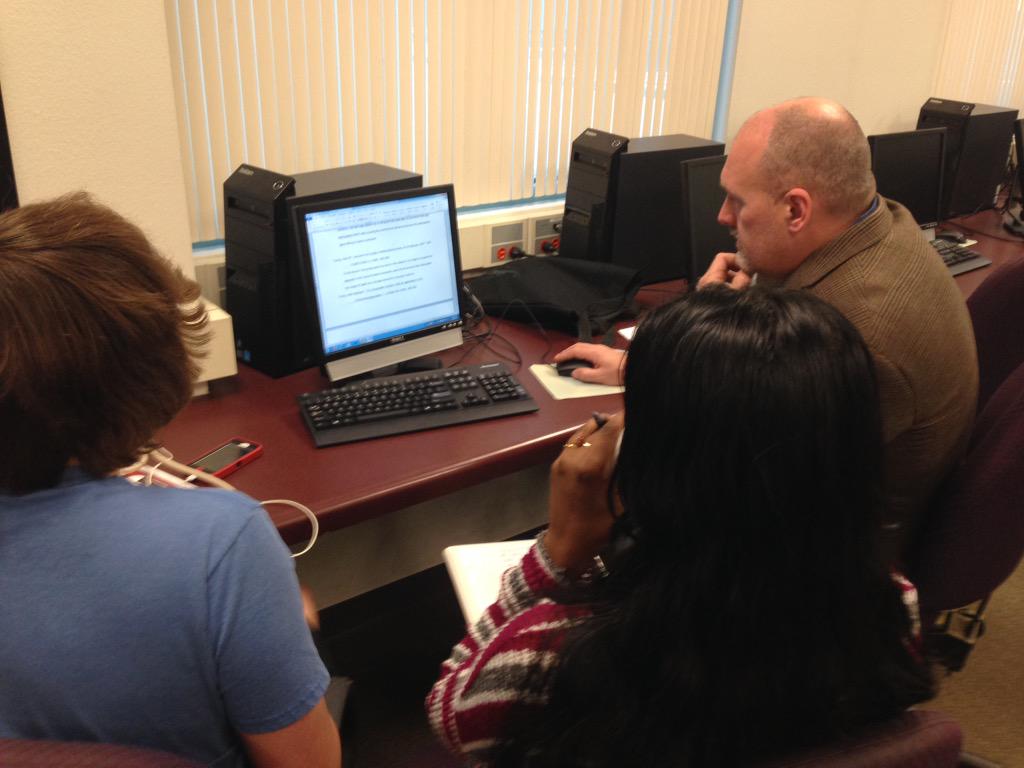 CCSDSocial's tweet photo. NHD Winner's Workshop is going down. Prepping the S. NV crew for Nationals in College Park, MD in June. #NHDinNV http://t.co/sht167DOQh