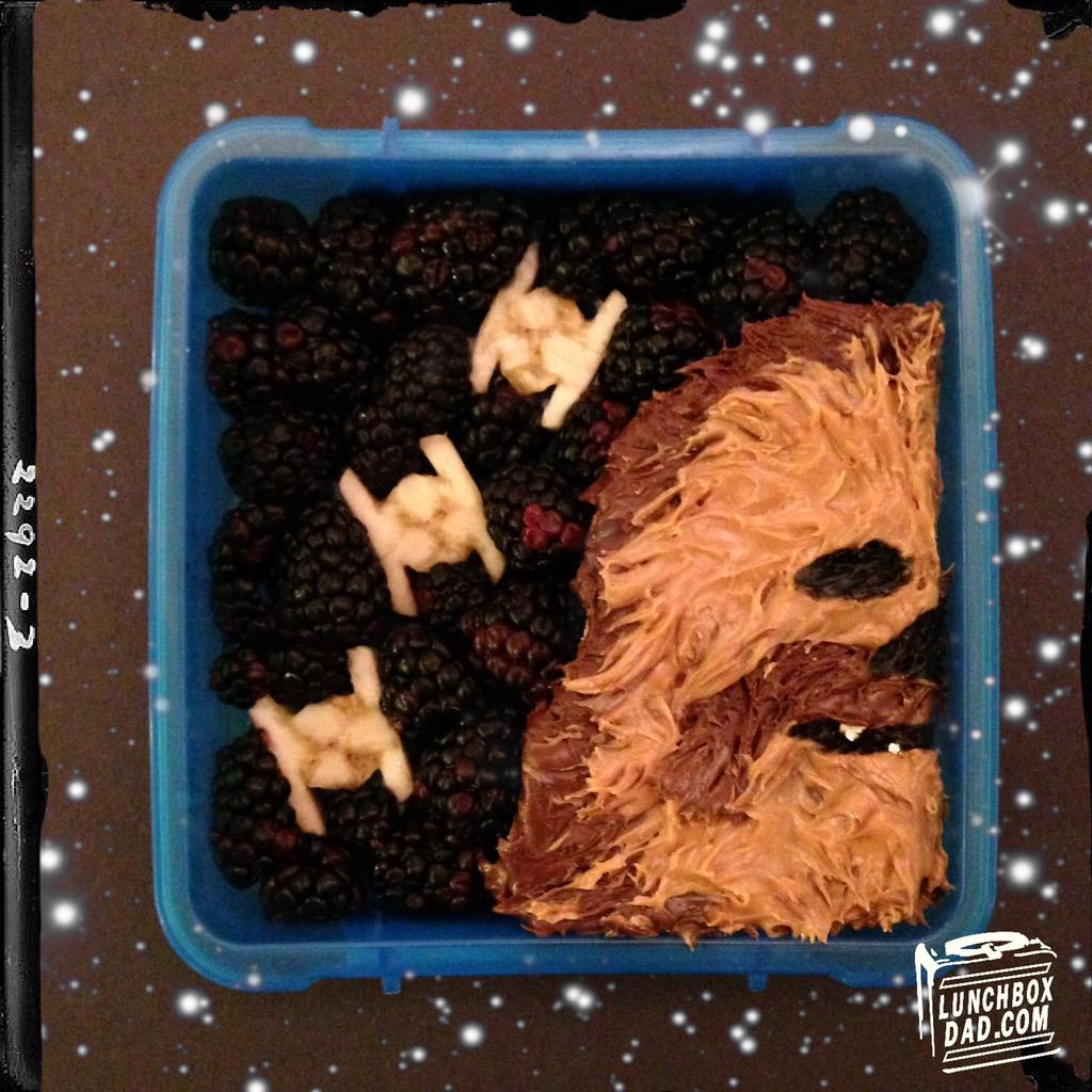 lunchboxdad's tweet photo. Hey @skitguys watching #StarWars w/your kids? Try my #Chewbacca lunch I made my kids! #pwisdom2015 http://t.co/ll31MMUwRL