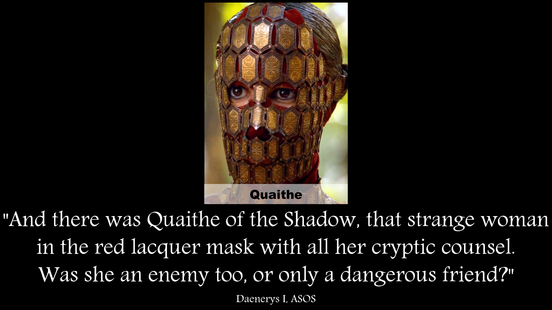 Alt Shift X on Twitter: "Melisandre is only the second-most mysterious  Asshai'i shadowbinder in ASOIAF. New video about Quaithe coming soon.  http://t.co/AJu1gH8WXi" / Twitter