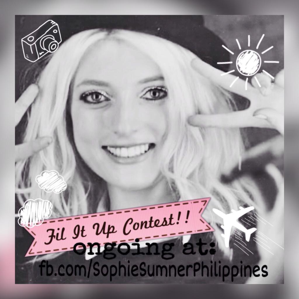 ssph_official's tweet photo. FEW MORE MINUTES!! 💖 Contest here: https://t.co/xGlphcPVmy #FILITUP @sophiesumner8 @MiGAyesa http://t.co/iCReSjxUBd