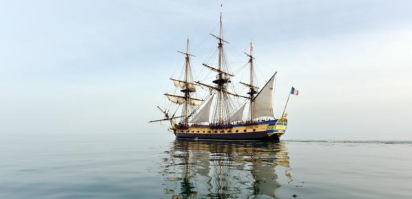 PierreBuhler's tweet photo. (1) 235 years later, Hermione, an exact replica of Lafayette's frigate,will set sail to cross 7.500 miles to Yorktown http://t.co/oF8TsvVC8q